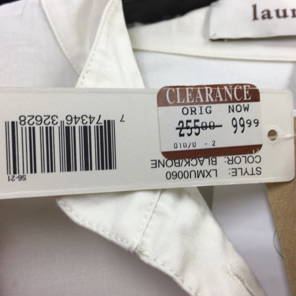 Laundry by Design Black Cream $255 NWT - Picture 7 of 7